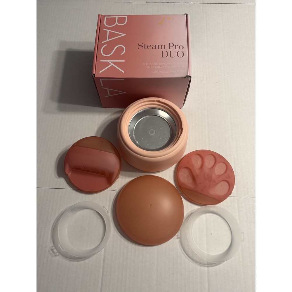 BASK LA Steam Pro Duo Nail Polish Removal System Coral - No Elec Cord